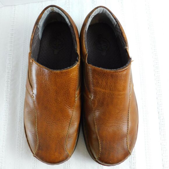 Doc Dr. Martens Tevin Brown Leather Slip-On Loafers Shoes Men's 10 US AW004 EUC - Picture 5 of 15